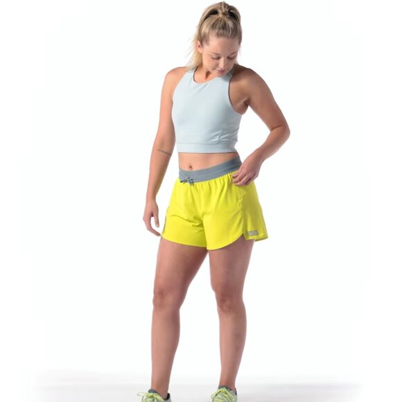 NEW SmartWool women Active Lined Shorts - 4”, Merino Wool, Built-In Briefs 253 - Picture 1 of 11